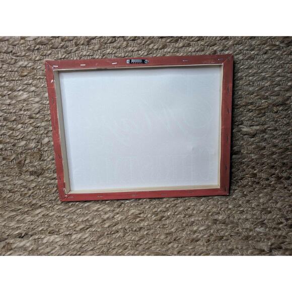 "Believe In The Magic Of Christmas" Red Canvas Box Sign 14"x11.5" Holiday Decor - Picture 2 of 4